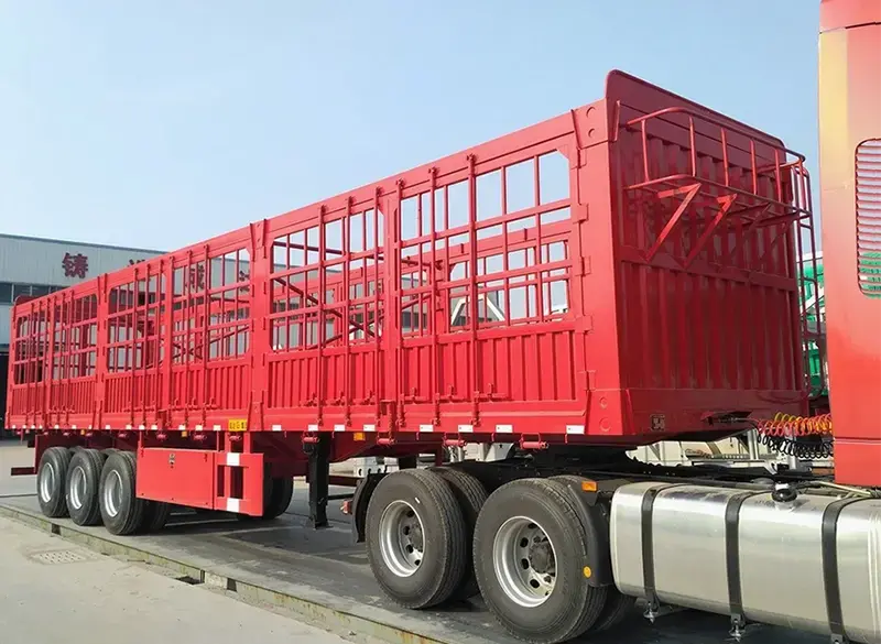 Sinotruk Howo Fence Cargo Semi Trailer