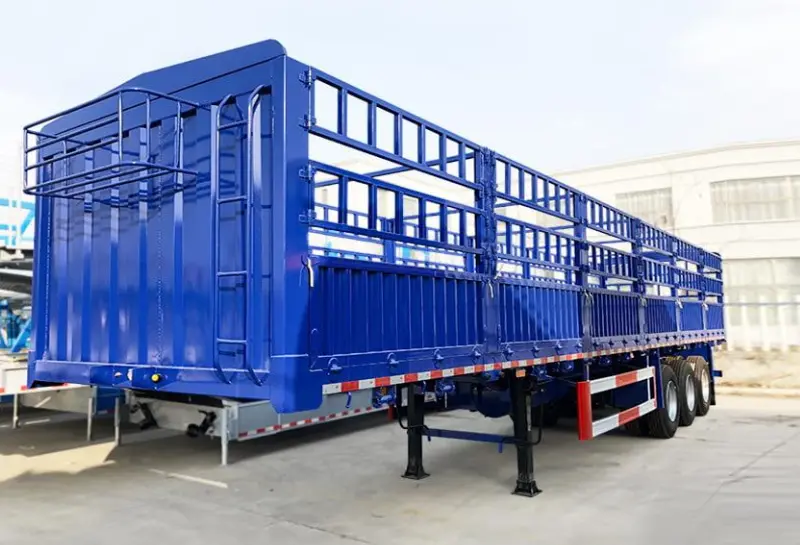 Sinotruk Howo Fence Cargo Semi Trailer
