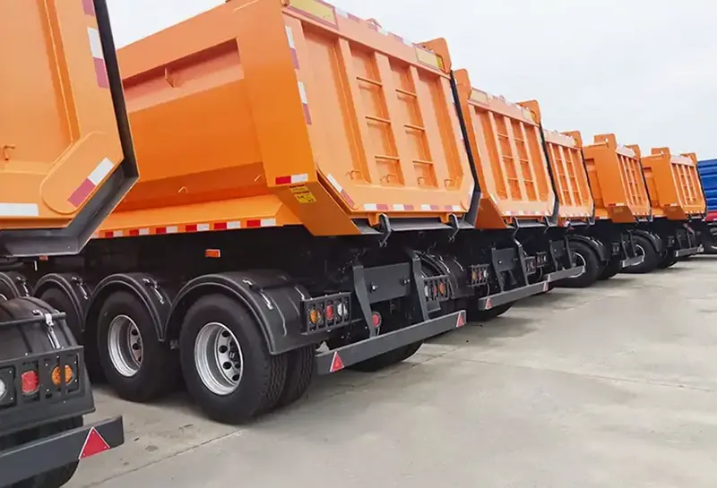 Sinotruk Howo End Dump Semi Trailer