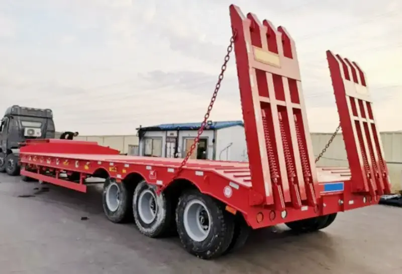 Sinotruk Howo Low Bed Semi Trailer