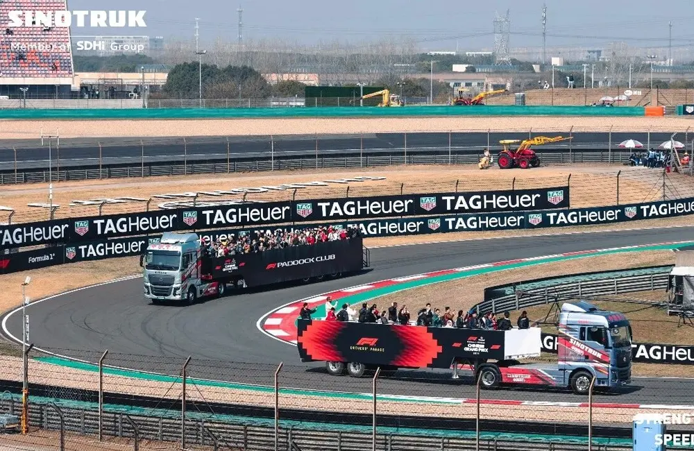 SINOTRUK at Formula 1 event